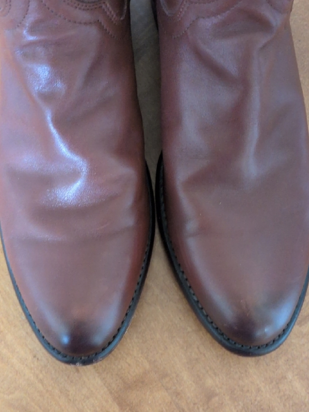 Tecovas "the Dean" Men's Brown Leather Western Zip Boots - Picture 6 of 6